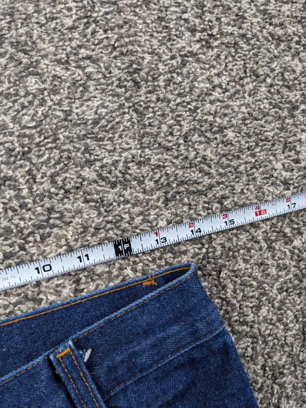 Vintage 80s Levis 720 Jeans 28x34 High Rise Dark Wash Student Fit 1982 USA Made - Picture 9 of 13